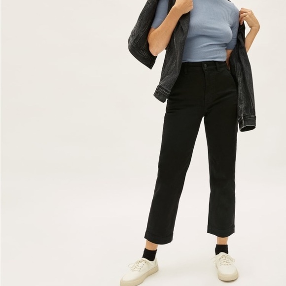 Everlane Denim - EVERLANE The Straight-Leg Crop, Sz0, NWOT